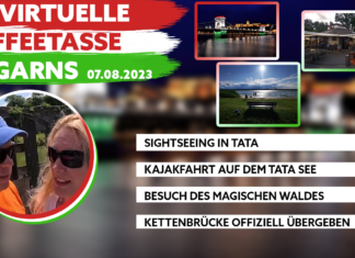Die Virtuelle Kaffeetasse Ungarns am 07.08.2023 / Tata-Spezial