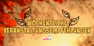 Wöchentliche Veranstaltungsempfehlungen