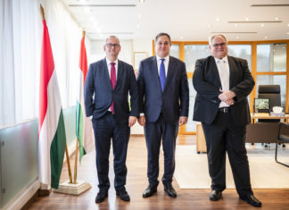 Besuch bei Minister Márton Nagy