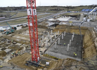 Blick auf die Baustelle Hungaroring