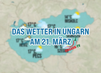 Das Wetter in Ungarn am 21. März