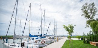 Neuer Hafen in Alsóörs