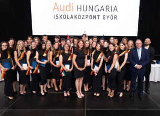 Audi Hungaria Deutsche Schule Győr verabschiedet Abschlussjahrgang 2023/24