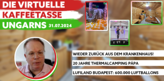 Die Virtuelle Kaffeetasse Ungarns am 31.07.2024