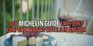 Der Michelin Guide empfiehlt fünfundzwanzig Hotels in Ungarn