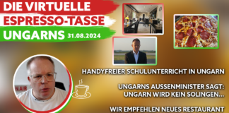 Die Virtuelle Espresso-Tasse Ungarns am 31.08.2024