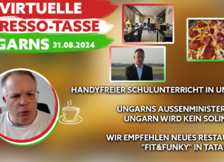 Die Virtuelle Espresso-Tasse Ungarns am 31.08.2024