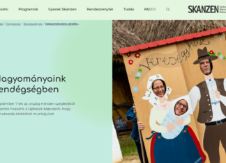 Traditionspflege-Programm im Skanzen von Szentendre