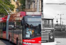 Tag der offenen Tür der Trolleybus-Division in Budapest