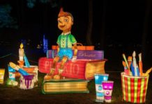 Garden of Lights Lichtausstellung im Zoo Debrecen eröffnet