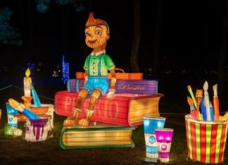 Garden of Lights Lichtausstellung im Zoo Debrecen eröffnet