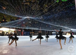 Winter-Erlebnispark und Weihnachtsmarkt am Rathausplatz in Budapest eröffnet