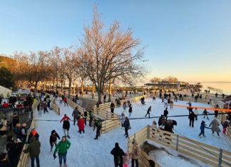 Eröffnung der Eislaufbahn in Balatonfüred