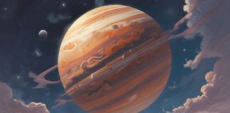 Der Jupiter in voller Pracht am Samstagabend