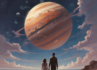 Der Jupiter in voller Pracht am Samstagabend