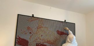 Ausstellung aus essbaren Bildern im Rahmen des Bartók Béla Boulevard-Programms