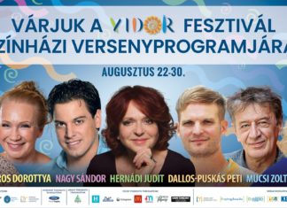 Fast zwei Dutzend Theateraufführungen erwarten die Besucher beim Vidor-Festival in Nyíregyháza