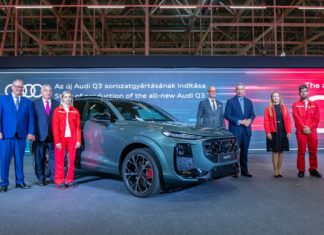 Produktionsstart des neuen Audi Q3 in Győr