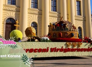 Blumenwagen und Tänzer in Debrecen – 59. Blumenkarneval war ein sonniger Erfolg