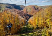 Vielleicht können wir zum letzten Mal die herbstliche Farbenpracht der Wälder rund um Lillafüred genießen, denn der Winter steht bereits vor der Tür.