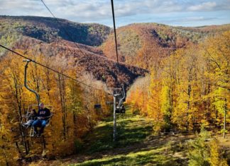 Vielleicht können wir zum letzten Mal die herbstliche Farbenpracht der Wälder rund um Lillafüred genießen, denn der Winter steht bereits vor der Tür.