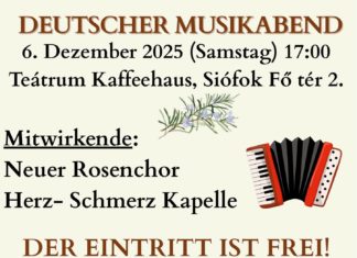 Musikalischer Deutscher Abend in Siófok lädt zum Adventsstart ein 🎶