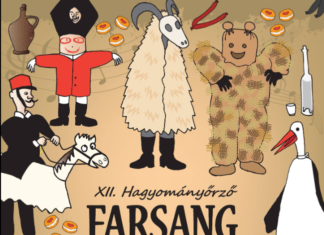 Panyola feiert den Winterabschied mit dem Szamosháti Fasching