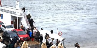 Die Donauüberquerung der Busós ist einer der symbolträchtigsten Höhepunkte des Mohácser Busójárás und gehört seit Generationen zu den festen Ritualen des berühmten Winteraustreibungsfestes.