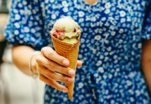 Eisgenuss am Balaton