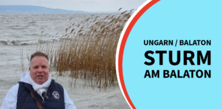 Der Sturm am Balaton hat Auswirkungen auf die Schiffe