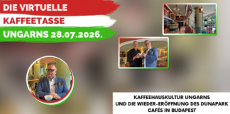 Die Virtuelle Kaffeetasse Ungarns am 28.07.2026 – Ungarns Kaffeehauskultur