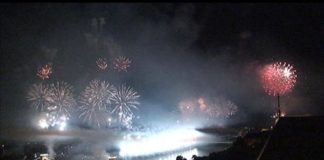 Traumhaftes Feuerwerk über Budapest zum Nationalfeiertag